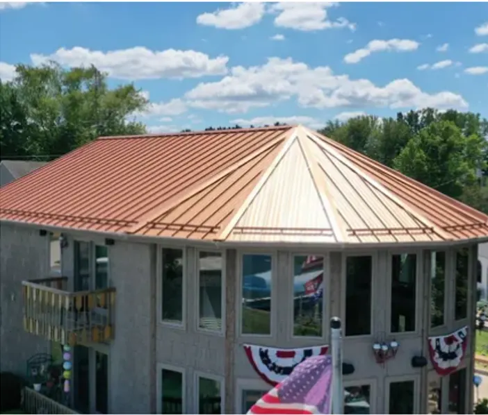 Tarping and dry-in on a Batesville commercial roof