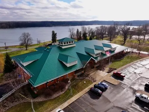 Commercial roof inspection documented in Batesville